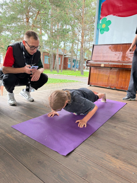 Сдача ГТО в ДОСЛ им. Горького